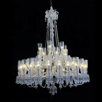 Big Lustre 64 Lights Crystal Lighting - Blushlighting