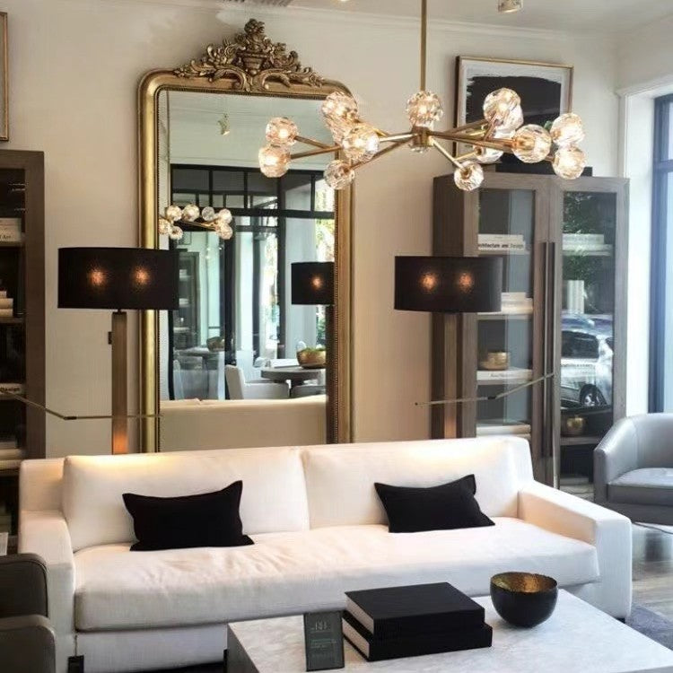 Boule Crystal Ball Round Chandelier 24"-Momo Lighting