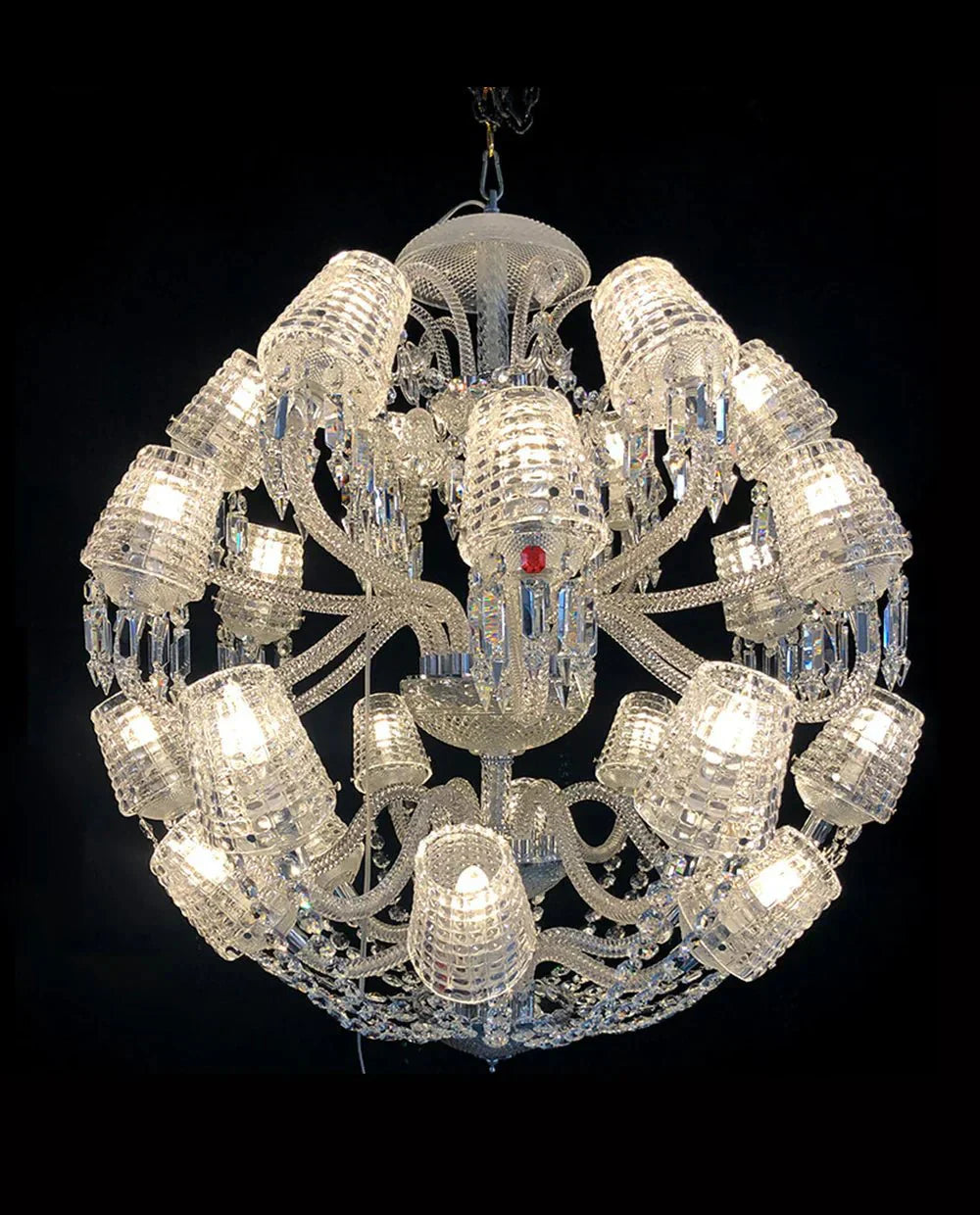 High - end 24 Lights Le Roi Soleil Chandelier Crystal Lighting - Blushlighting