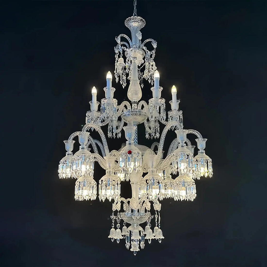 High Quality Lustre Solstice Chandelier Crystal Lighting 18 Lights - Blushlighting