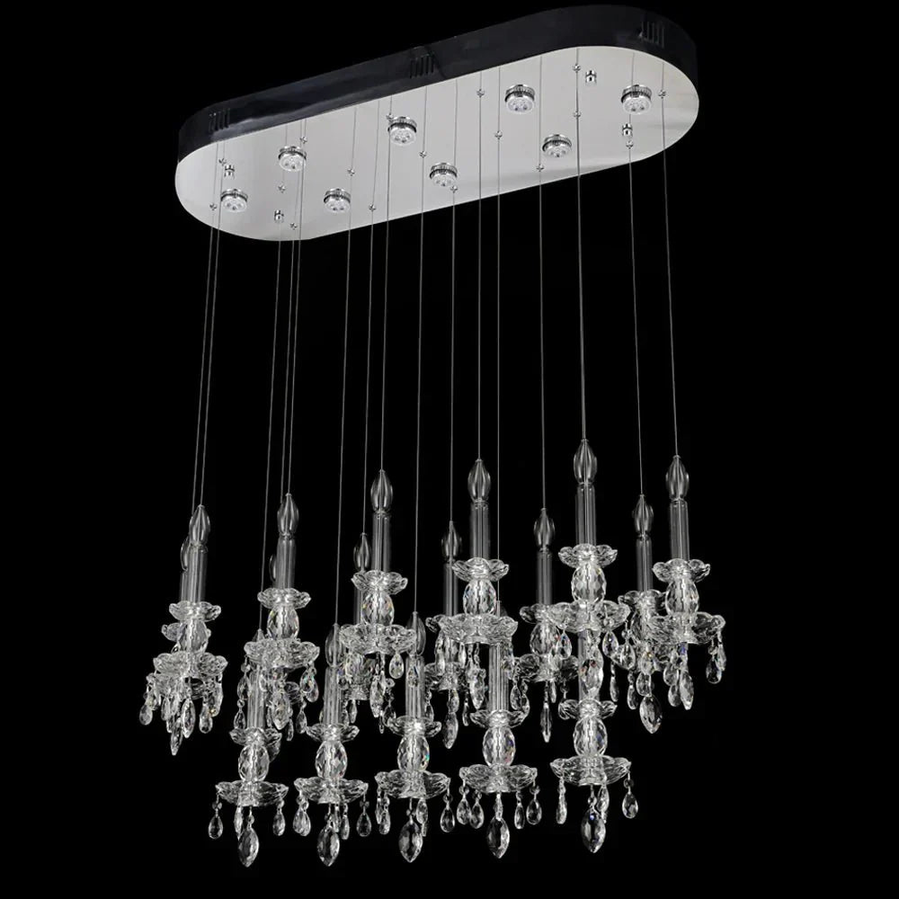 Modern Linear Crystal Lighting - Blushlighting