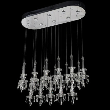 Modern Linear Crystal Lighting - Blushlighting