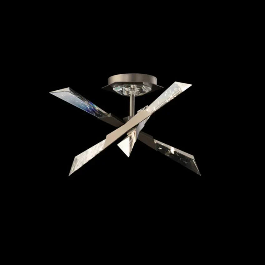 Solitude Crystal Pendant 17"