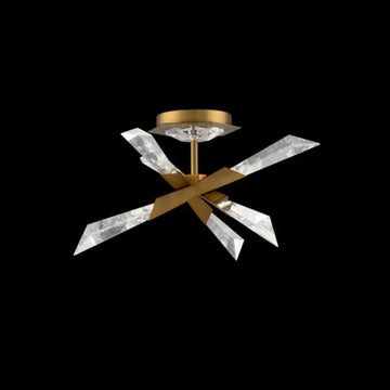 Solitude Crystal Pendant 17"