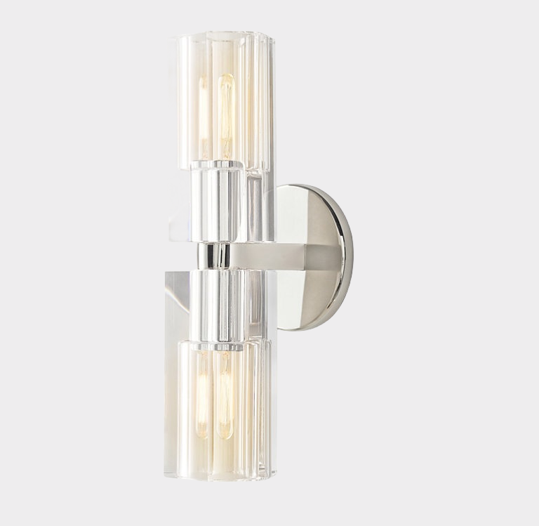 Arcachon Crystal Linear Wall Sconce 13"H