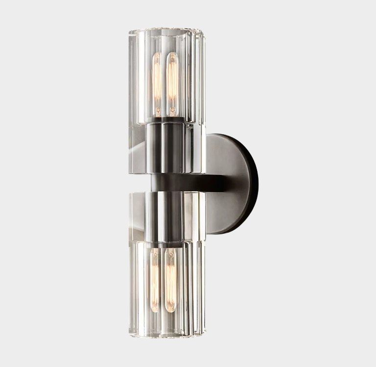 Arcachon Crystal Linear Wall Sconce 13"H