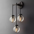 Perle Glass 3-Head Wall Sonce
