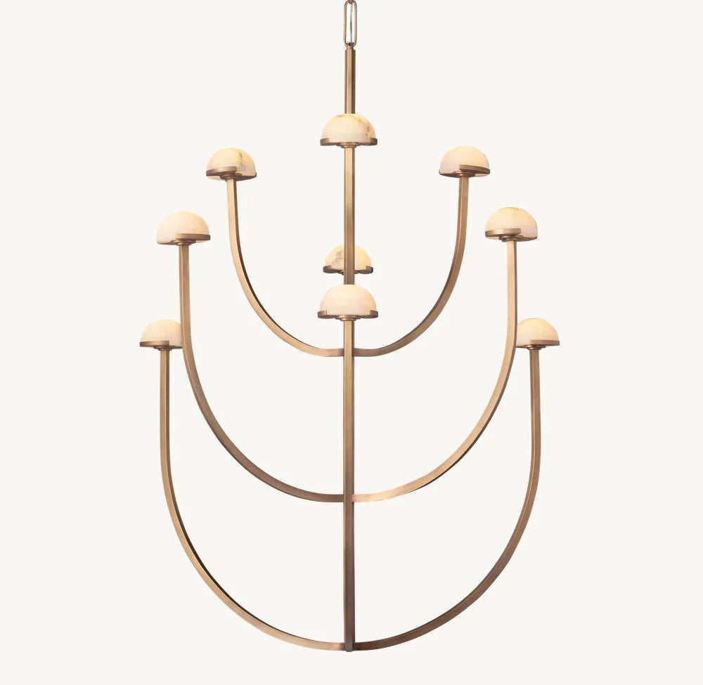 PEDRA ROUND CHANDELIER 40"