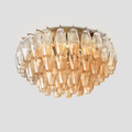 Chiaravalle Glass Round Flush Mount 24