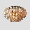 Chiaravalle Glass Round Flush Mount 24