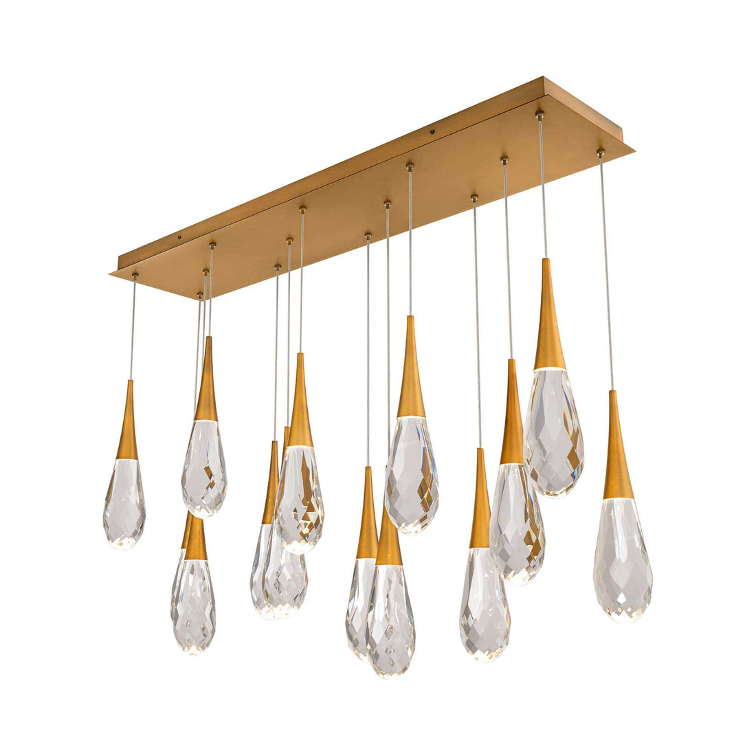 Hibiscus Linear LED Multi Pendant Light.