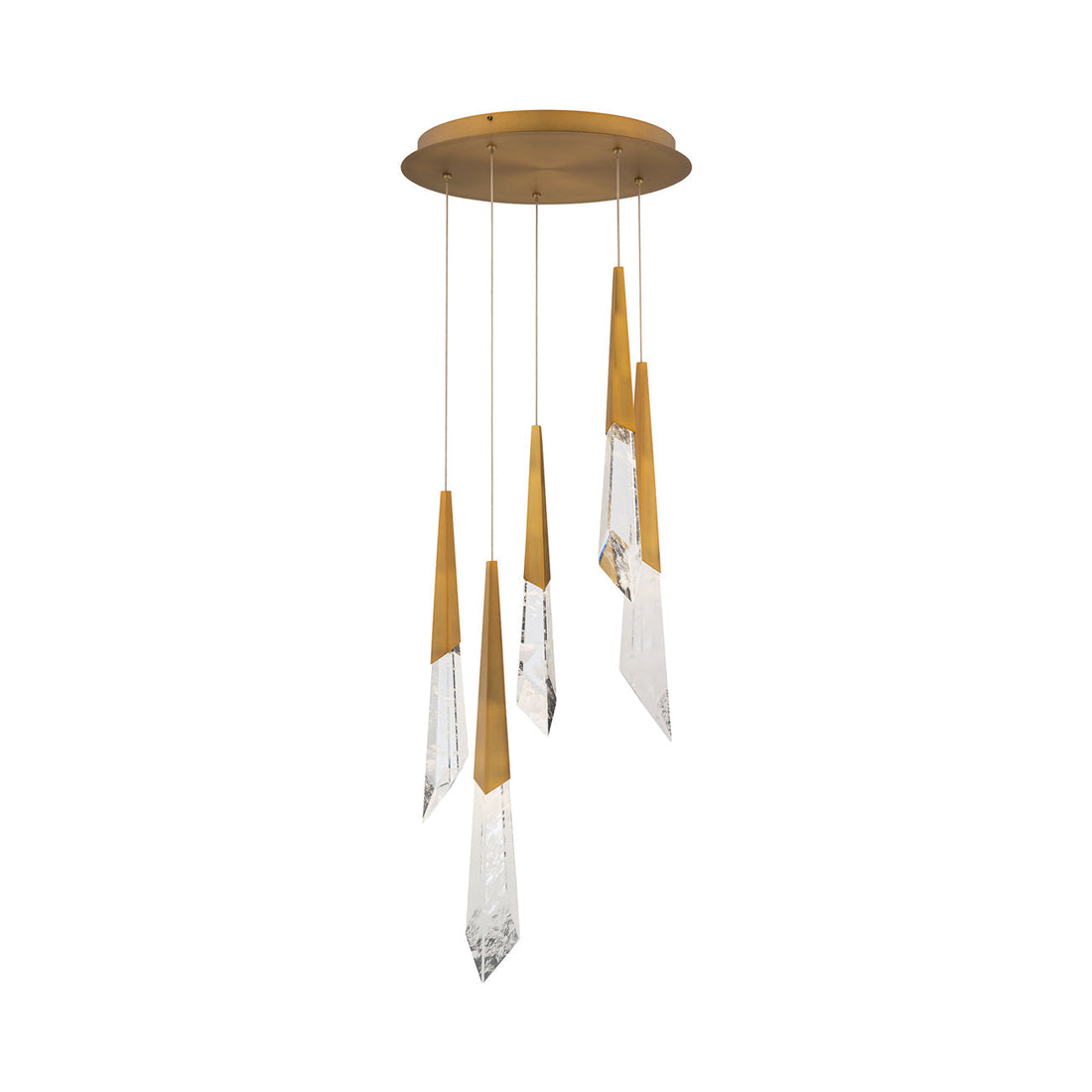 Solitude Round LED Multi Chandelier.